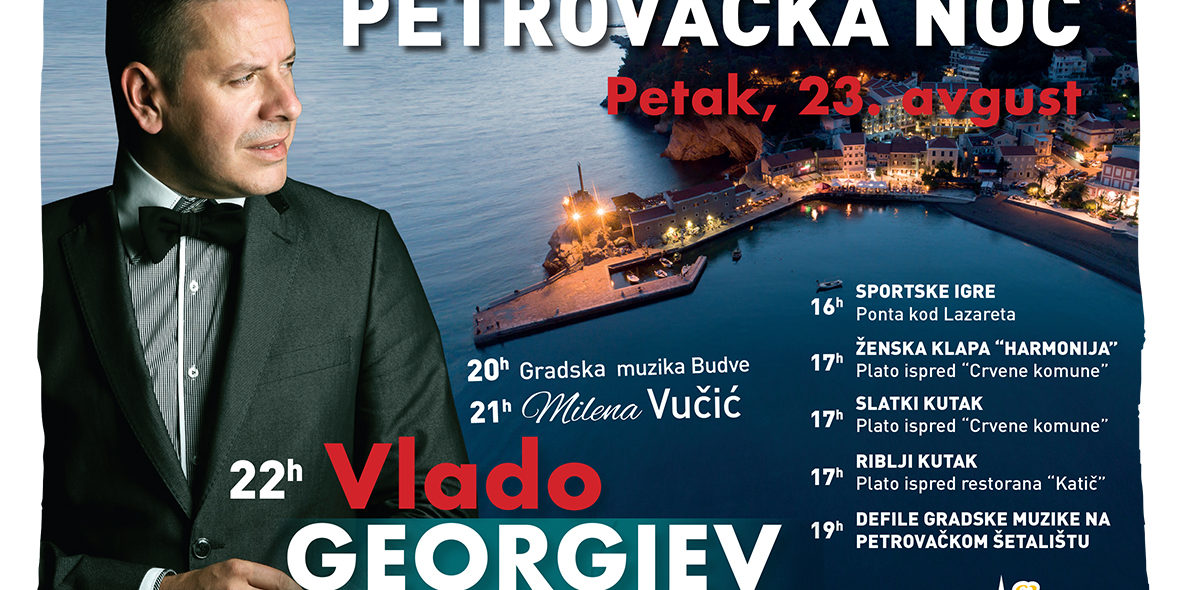 Naslovna slika za Vlado Georgiev 23. avgusta na “Petrovačkoj noći”