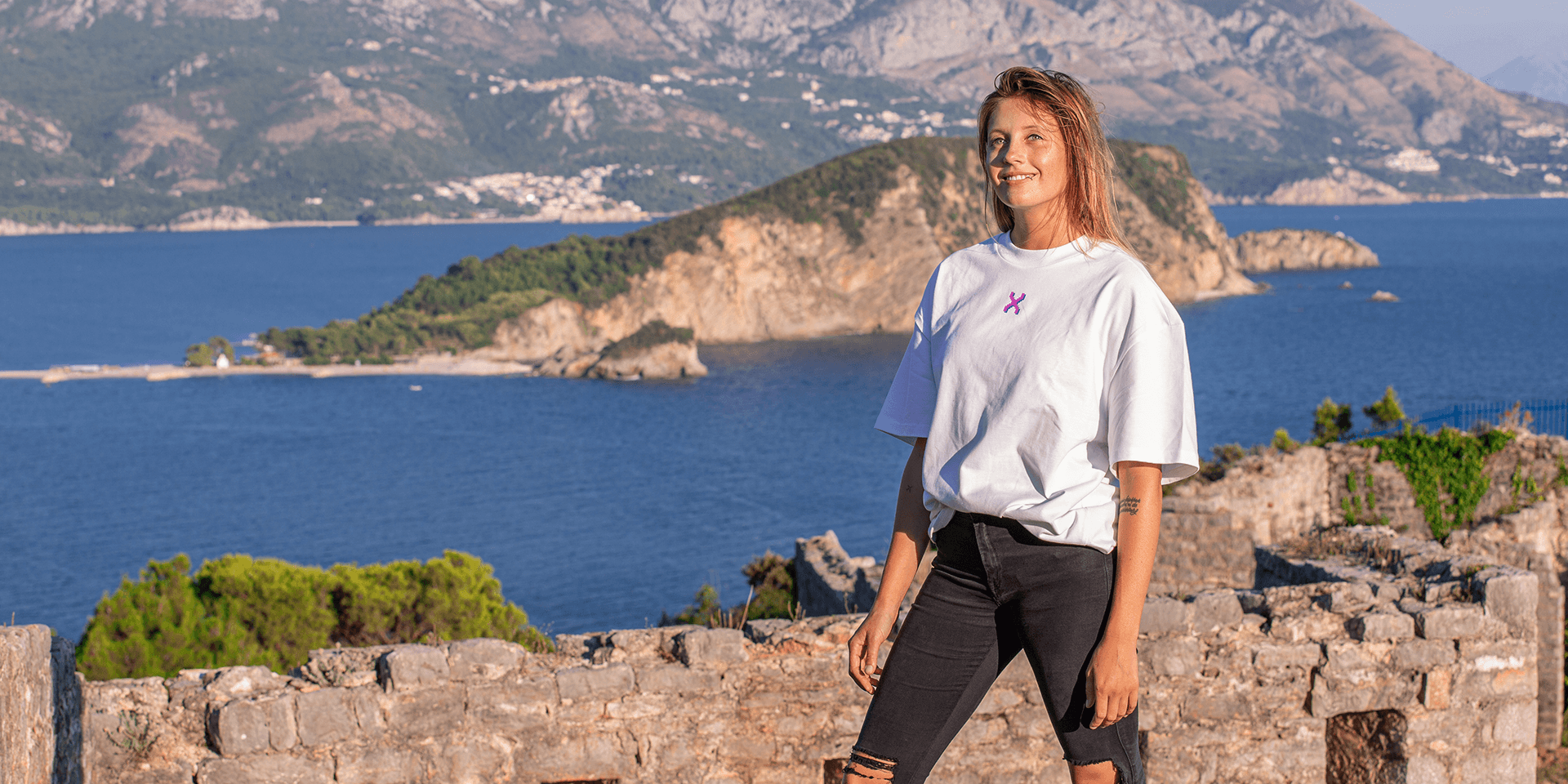 montenegro adriatic-sea budva-caffes budva-old-town budva-sea